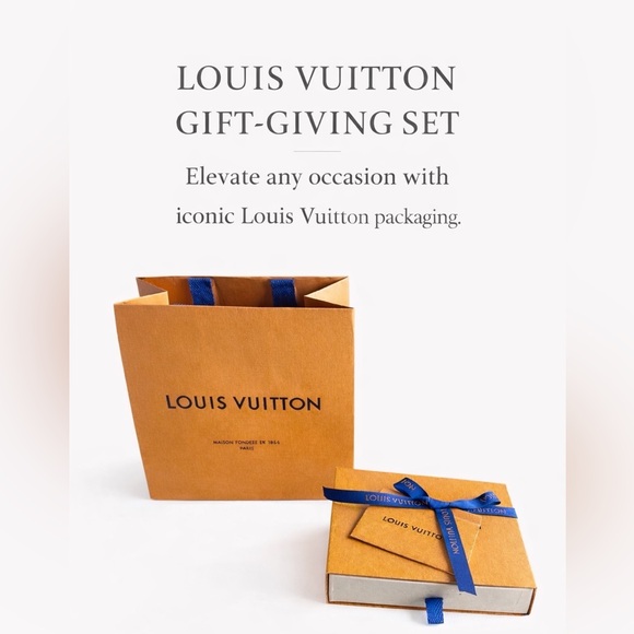 Louis Vuitton Other - Louis Vuitton Gift Set | Authentic LV Shopping Bag, Box, Ribbon, Dust Bag & Card